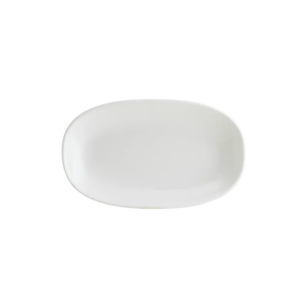 Bonna Iris White Gourmet Oval Tabak 15 × 8.5 cm 95 cc