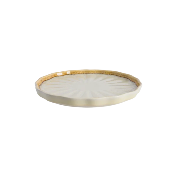 Bonna Wabi White Düz Tabak 20 cm